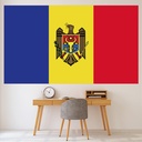Moldova Flag Wall Sticker