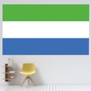 Sierra Leone Flag Wall Sticker