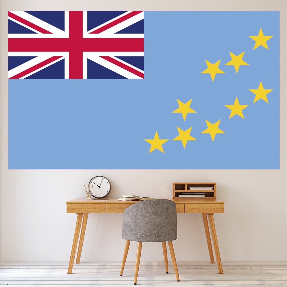 Tuvalu Flag Wall Sticker