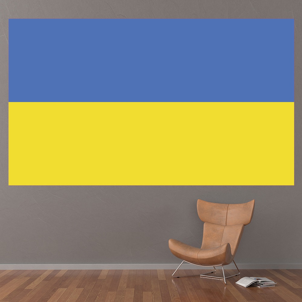 Ukraine Flag Wall Sticker