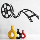Film Reel Movies Wall Sticker