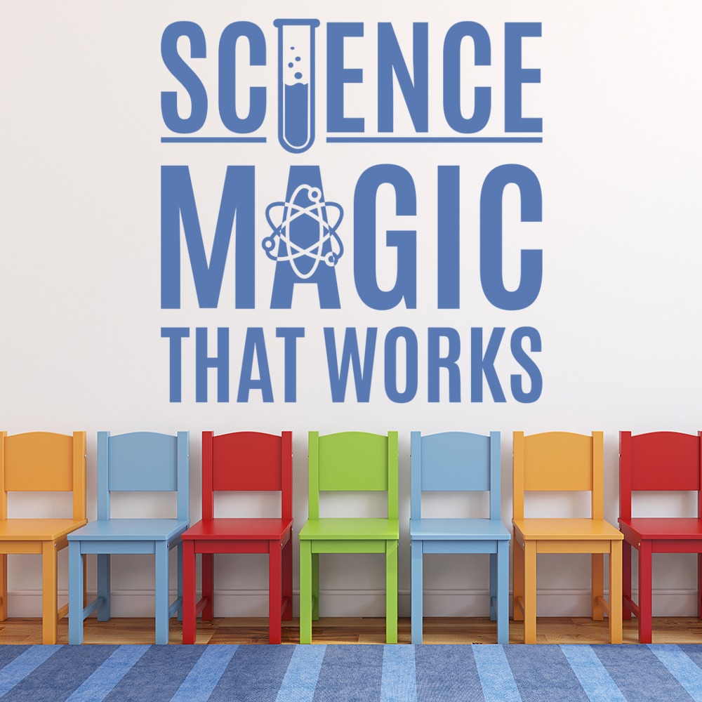 Science Is Magic Classroom Quote Wall Sticker