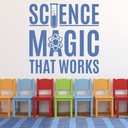 Science Is Magic Classroom Quote Wall Sticker