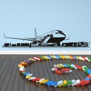 Airport Aeroplane Airplane Wall Sticker
