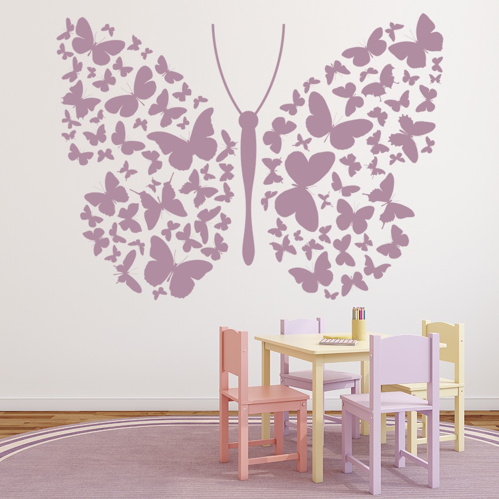 Butterfly Butterflies Wall Sticker - Mod2
