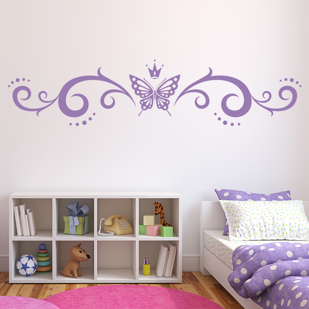 Butterfly Crown Butterflies Wall Sticker