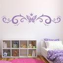Butterfly Crown Butterflies Wall Sticker