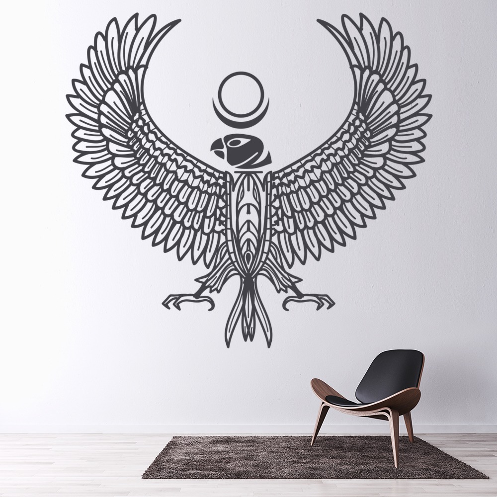Egyptian Bird Symbol History Wall Sticker