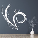 Floral Vines Swirl Wall Sticker