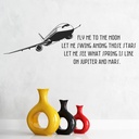 Fly Me To The Moon Frank Sinatra Wall Sticker