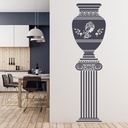 Greek Grecian Vase Wall Sticker - Mod3