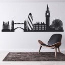 London City Skyline United Kingdom Wall Sticker - Mod5