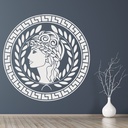 Patrician Woman Ancient Greece Wall Sticker