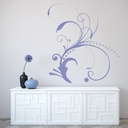 Swirl Vines Corner Wall Sticker