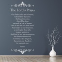 The Lords Prayer Bible Verse Wall Sticker - Mod5