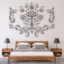 Thistle Flower Headboard Wall Sticker