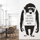 Personalised Banksy Wall Sticker