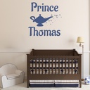 Personalised Genie Lamp Aladdin Wall Sticker