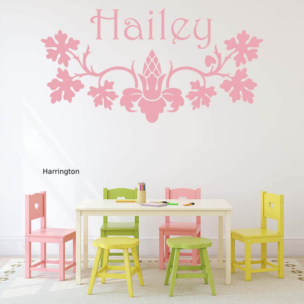 Personalised Name Acorn Tree Branch Wall Sticker