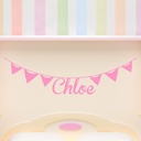Personalised Name Bunting Wall Sticker