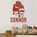 Personalised Name Cricket Glove Wall Sticker