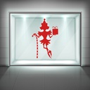 Christmas Elf Festive Window Sticker