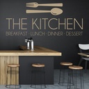 Breakfast, Lunch, Dinner Kitchen Quote Wall Sticker