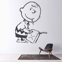 Bad Charlie Brown Banksy Wall Sticker