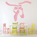 Ballerina Slippers Ballet Wall Sticker