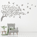 Bird Tree Branch Wall Sticker