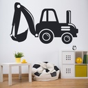 Excavator Digger Childrens Wall Sticker