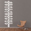 Fairytale Destination Signpost Library Classroom Wall Sticker
