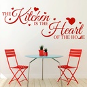 Love Heart Kitchen Quote Wall Sticker - Mod3