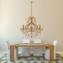Grand Chandelier Dining Room Wall Sticker