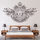 Lion Shield African Animals Wall Sticker
