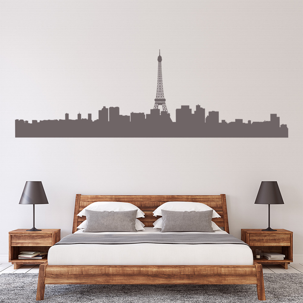 Paris Skyline Eiffel Tower Wall Sticker