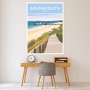 Bournemouth Wall Sticker by Julia Seaton