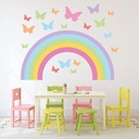 Butterfly Rainbow Wall Sticker