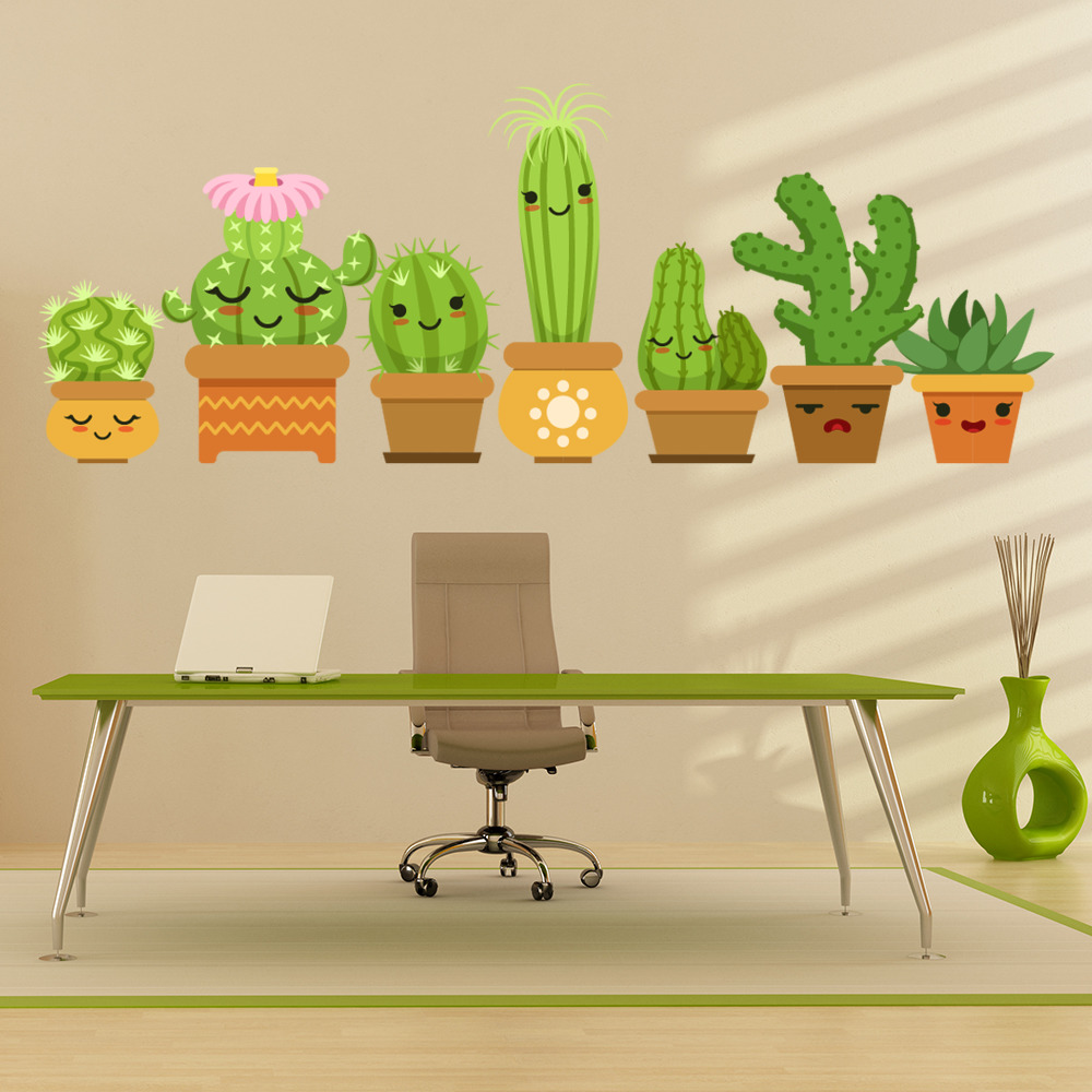 Cactus Plant Desert Plant Wall Sticker