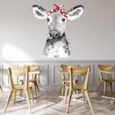 Cute Calf Farm Animal Wall Sticker