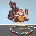 Caveman Kids Wall Sticker