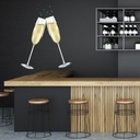 Champagne Glass Wedding Toast Wall Sticker
