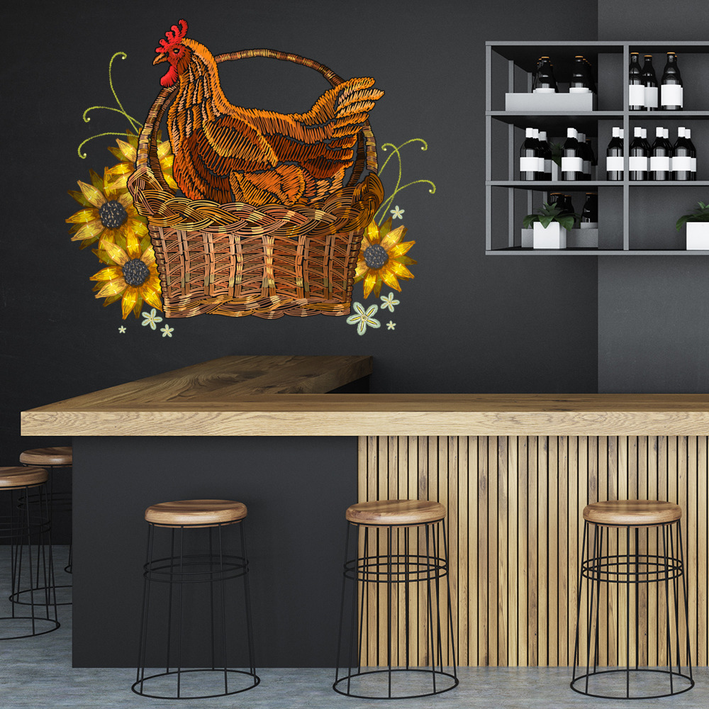 Chicken Hen Kitchen Wall Sticker