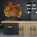 Chicken Hen Kitchen Wall Sticker