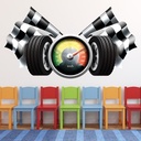 Chequered Flag Wall Sticker
