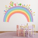 City Rainbow Nursery Wall Sticker