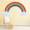 Classic Rainbow Childrens Wall Sticker