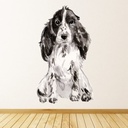 Cocker Spaniel Dog Kennels Grooming Wall Sticker
