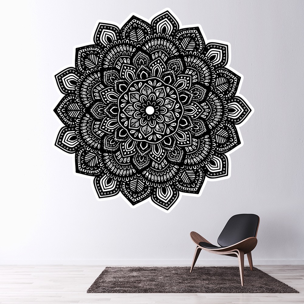 Dark Mandala Wall Sticker by Chanelle Maggs