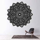 Dark Mandala Wall Sticker by Chanelle Maggs